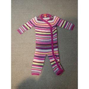 Missoni for Target 6-12 Months Purple Stripped Bright Snaps One-Piece Bodysuit
